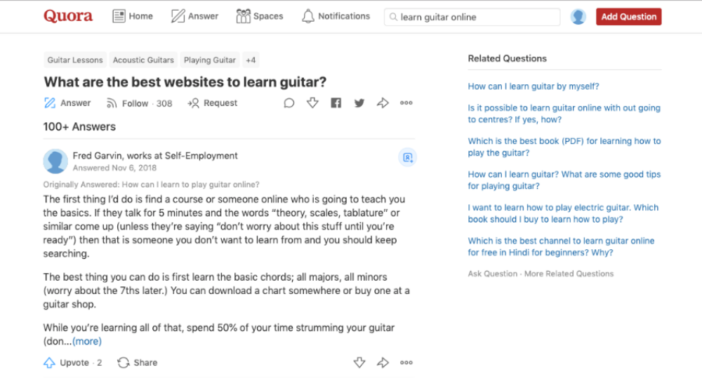 Quora-learn-guitar-online