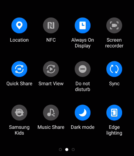 Android Quick Settings Screen 2