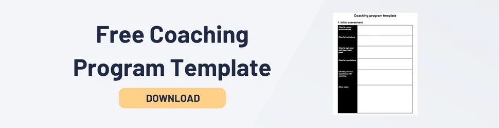 Free Coaching Program Template: Download Now