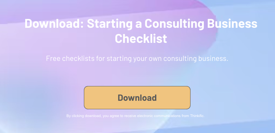 Starting a Consulting Business Checklist: Download Now