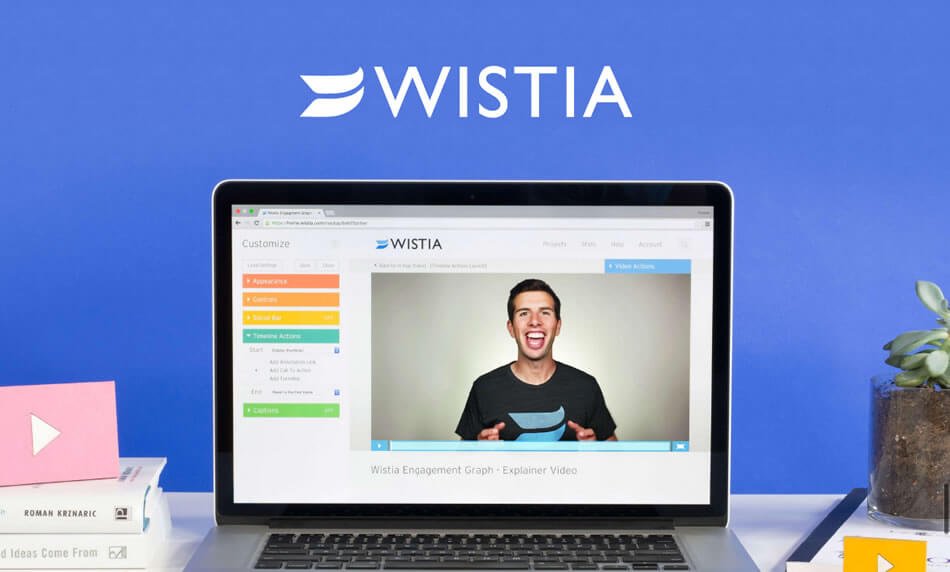 Screenshot of Wistia Product.